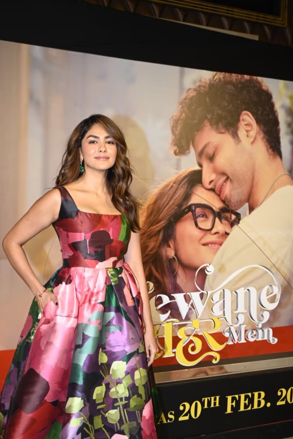 Mrunal Thakur’s floral dress