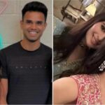 Saaniya Chandhok and Arjun Tendulkar at a private event