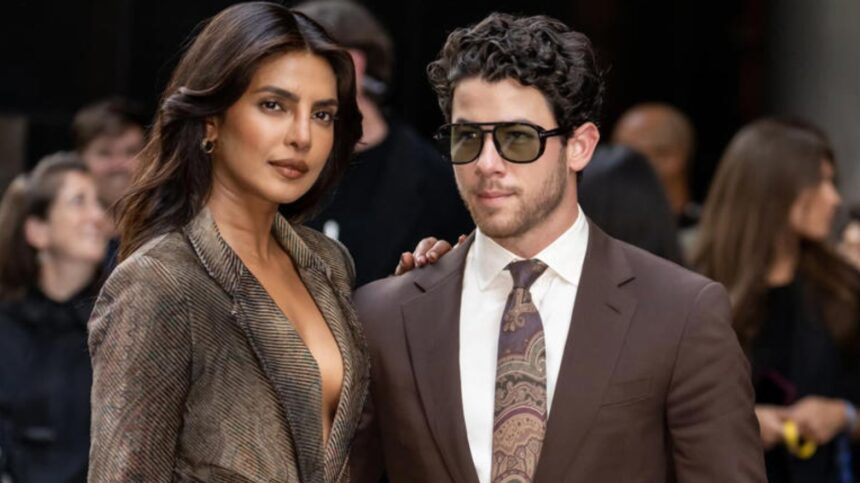 Priyanka Chopra and Nick Jonas at a public event