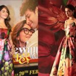 Mrunal Thakur in floral printed dress compared to Deepika Padukone’s Jawan promotions look