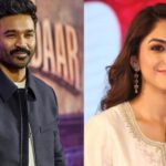 Mrunal Thakur reacting during film promotion event