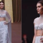 Kriti Sanon as Manish Malhotra showstopper at Dubai Fashion Week 2026