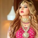 Rakhi Sawant reacting during a reality show appearance